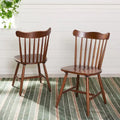 Set of 2 SAFAVIEH Margretta Spindleback Windsor Dining Chairs Dimensions: 17" W x 19" L x 34" H